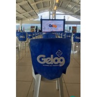 Capa de cadeira personalizada de TNT