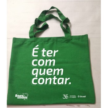 Brindes Promcionais - Sacola de Algodão Personalizada