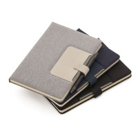 Caderno com Porta Caneta Personalizado